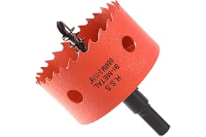 Dribotway 68mm 2-11/16'' Hole Saw, Bi-Metal Hole Saw Drill Bit High Speed Steel, Cutting Circular Holes, for Wood and Metal, Can Easily Drill Wood, Plastic, Plywood, Thin Metal