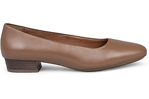 miMaO. Zapatos de Piel con tacón bajo y tecnología de Confort. Hechos en España