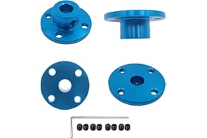 WINWILL 4 Stück 8 mm Aluminiumlegierung starre Flanschkupplung Motor Führungswelle Kupplung für DIY Motorverbinder