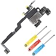 MMOBIEL Earpiece Speaker Compatible with iPhone XS Max - 6.5 inch - 2018 - Earspeaker/Ear Piece Replacement - Incl. Proximity Sensor and Screwdrivers