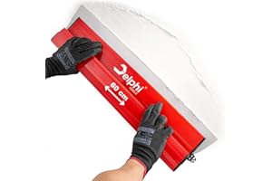 DELPHI Spatola per superfici 60 cm, lama in acciaio inox 0,3 mm, intercambiabile, per grandi aree di lavoro e decorazione da parete