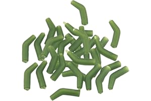 MagiDeal 30x Manchons d'hameçon Crochet de pêche Ligne Courte Remplacement Carpe Crochet de pêche Kickers pour la pêche en lac Eau salée