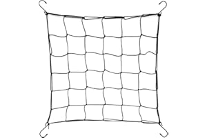 Gukasxi wachsen Zelt Netz, elastische Spalier Netz mit 4 Haken, Pflanze Unterstützung Netz für Gemüse Früchte Blumen, Nylon Netz für Garten Obstgarten, elastische Netz Spalier für Pflanze (4FT X 4FT)