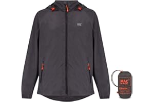 Mac in a Sac Origin II Waterproof Packable Jacket for Men & Women - Windproof, Breathable & Lightweight Unisex Raincoat for Wet Weather