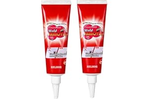 MUGELEEN UK Mould Magic Gel, Mould Magic Remover, 2PC Household Mold Remover Gel, Chemical Mold Removing Gel, Powerful Quick Mold Remover Gel Great for Wall Tiles Wall Corner and Kitchen Bathroom Sink (B)