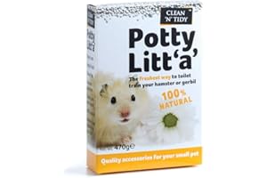 SHARPLES N GRANT S & G Potty Litt'a' Hamster Litter Pet Cage Toilet 470g