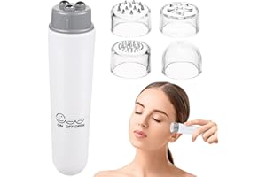 ‎HEALIFTY Healifty Gesichtsmassagegerät 4 in 1 Elektrische Gesichtsmassagegerät Mini Akupressur Massagegerät für Schmerzen Schmerzlinderung (weiß)