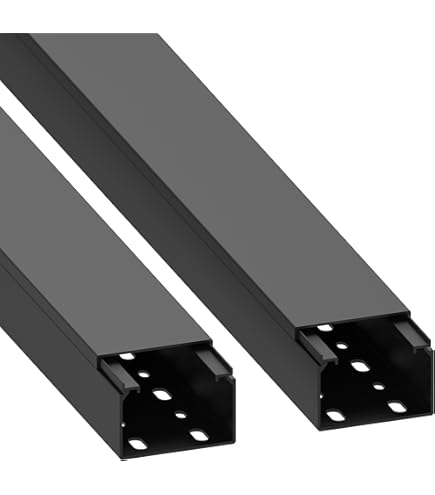 KOMIB Goulotte De Parapet / Passe-câbles / Goulotte électrique Blanc