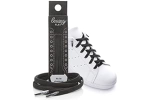 leazy Lacci Elastici Senza Nodo - Lacci Elastici Piatti Autobloccanti per Bambini & Adulti