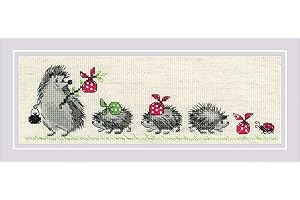 Riolis – Erizo Cruz, algodón, Multicolor, 24 x 8 x 0.1 cm