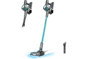 Cecotec Aspiradora Escoba sin Cable Motor BLDC Conga Rockstar P50. 265W, 80AW y 20000Pa, Cepillo Mixto Antienrredos, 3 Modos, Luz LED, Posición Parking, Depósito 1200ml, Limpia 120m2 en Modo Eco