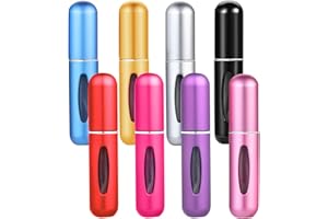 AWAVM 8Pcs 5ml Mini Portable Voyage Parfum Atomiseur Bouteille Vaporisateur Parfum Voyage Vide,Flacon Parfum Vide,Vaporisateur Parfum Rechargeable,Recharge Parfum