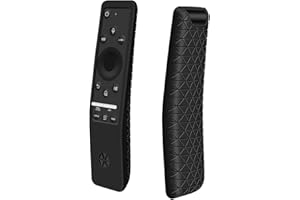 HYDREAM Funda para Mando TV Samsung BN59-01312A BN59-01259B BN59-01274A Remote Carcasa Antideslizante Funda Protectora de Silicona Compatible con Mando a Distancia Samsung (Negro)