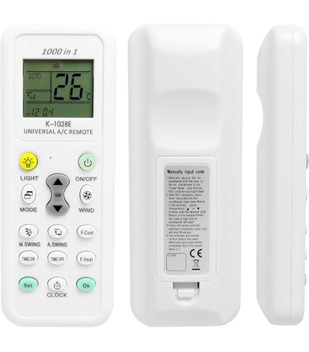 Mando A Distancia Universal VINABTY Para Aires Acondicionados AUX - Compatible Con Modelos YKR-H/102E, YKR-H/002E, YKR-H/006E, YKR-H/101E