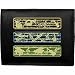 Produktbild Musik banner, Herren Leder Nappa Geldbörse Portemonnaie Geldbeutel, aus weichem Leder, Musik Gedruckt Bildserie Lied image Wallet. Geschenk präsentieren Musical banner