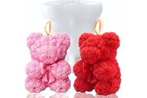 JDH SILICONE stampo candela orso DIY,3Dstampi grandi per candele In Silicone Per Orsetti,Regali Di Compleanno,Regali Per La Festa Della Mamma,Regali Di Nozze,Decorazione di torte stampi orsetto silicone cioccolato