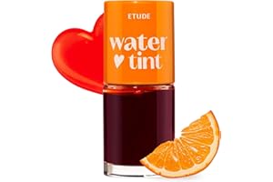 Etude House Dear Darling Water Tint Orange Ade (21AD) | Żywe kolorowe plamy do ust z nawilżającym, nieważkim i nieprzylepnym wykończeniem, odporne na rozmazywanie i lekki odcień ust | K-beauty