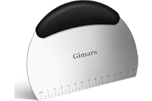 Gimars Edelstahl Backen Teigschneider Teigschaber