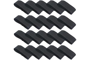 YouMen 20Pcs Brassard élastique Noir Brassards de Capitaine éLastique Respect FunéRailles Deuil Deuil Brassard De pour Football Football Basket-Ball (black-20pcs)