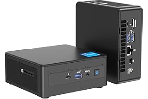 ‎GEEKNUC Intel NUC, NUC 11 Mini-PC, NUC11PAHi5 Desktop Mini-Computer, Intel® Core i5-1135G7 mit bis zu 4,2 GHz Turbo, 28 W Intel Iris™ Xe Grafik, WiFi 6 | Bluetooth 5.2 | Thunderbolt 3 | Ohne RAM, ohne SSD
