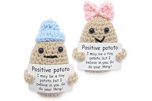 2 st Pocket Potatis Kram Gåvor, Positiv Potatis, Gåvor till Liten Flickvän, Bästa Gåvan till Par, Föräldrar, Vänner, Årsdagar