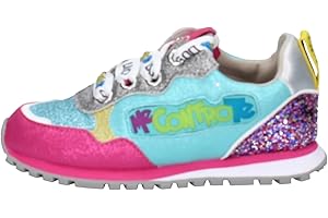 LIU JO JEANS Scarpe Bambino Liu-Jo Sneaker Me Contro Te Wonder 10 con luci LED Fuxia/torquoise ZS21LJ02