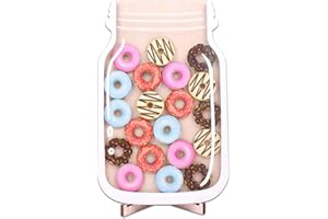 LUVDECO Belohnungsglas Kinder, Belohnungsglas Klassenzimmer, Sterne Anreizglas aus Holz, Personalisierte Sterne Belohnungsglas für Kinder, Motivation für gutes Verhalten von Kindern (A)