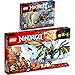 Produktbild Lego Ninjago 2er Set 70593 70601 Der Grüne Energie-Drache + Luft-Hai