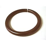 Abc_baño toallero aro Madera lacada Nogal 16 cm : Amazon.es ...