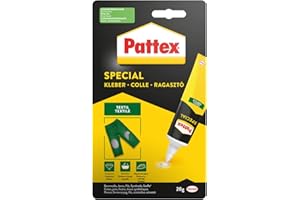 Pattex Colle spéciale textile, tube de 20 g de colle pour une tenue durable lors du collage de différents types de textiles