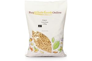 BUY WHOLE FOODS ONLINE Organic Chickpeas 2.5kg (BWFO)