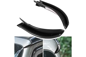 TDHLW Inverseur de Pluie Hardtop Extension de Rail d'égouttement en ABS Accessoires extérieurs de gouttière pour Jeep Wrangler JL JLU 2018-2021 Gladiator JT 2/4 Portes,Noir