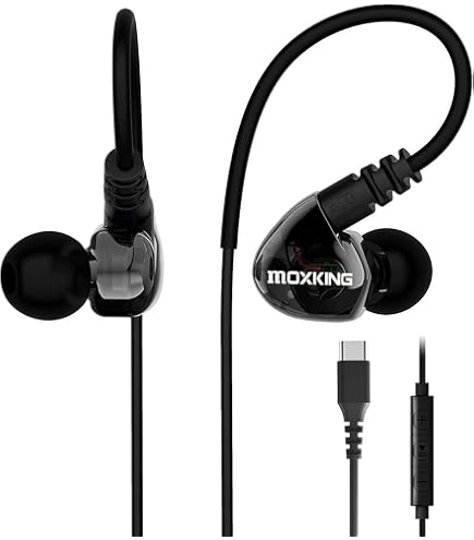 Cellularline USB-C Sport-Kopfhörer – In-Ear Mit Bügel, Bluetooth, Mikrofon (Limette)