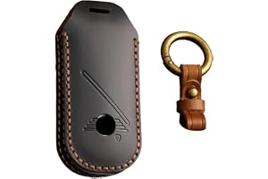 KUNIO Nyckelfodral passar BMW Mini Cooper Countryman One 2023 2024 bilnyckel fodral läder skyddande fodral nyckelväska nyckel