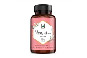 H&C HERBAL INGREDIENTS EXPERT H&C Manjistha Kapseln / Tabletten (Rubia Cordifolia) – 750 mg, 150 Stück | für die meisten nützlichen in Haut & Nature's Blood Cleanser