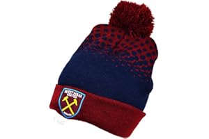 WEST HAM UNITED F.C. West Ham United FC Official Cuff Bobble Knitted Hat