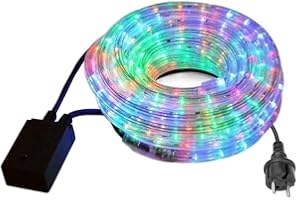 COSHANO Tira de luz Led para jardin navidad girnalda exterior - interior colores RGB decorar manguera waterproof (30 Metros)
