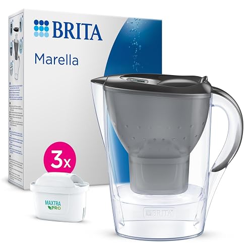 BRITA Marella Starter Pack, grau (2,4 l)