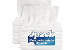 Sukh Soft Facial Tissue Paper-Car Travel Tissue Paper Refill Auto Visor Napkin Paper Towels for Car Tissue Box Holder Sun Visor Tissue Box Car Napkin Holder 2 ply 30 Sheets Each Pack 9 Packs