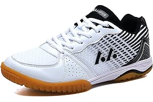 NGARY Badminton Shoes for Men Women Indoor Court Shoes Lightweight Shock-Absorption Anti-Slip Tennis Sneaker for All Kinds of Sports