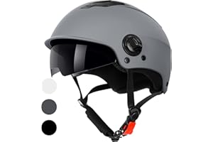 Westt Escape I Casco da skateboard con visiera solare I Casco da skateboard leggero I Casco da BMX e bici I Casco Inliner I Uomo e donna con cinturino regolabile