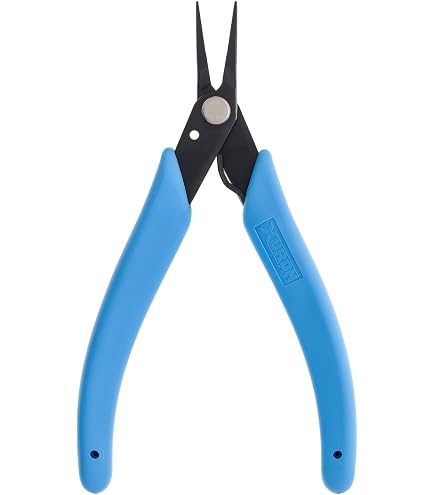 Hakko Spitzzange CHP PN-2007 – Flache Nase, Gezahnte Backen, 32 Mm (3 Stück Set)