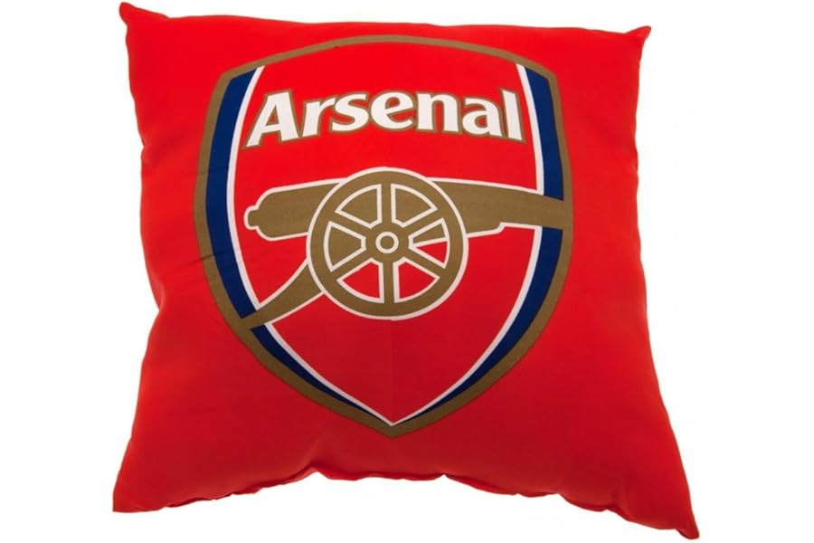 ARSENAL FC Official Product CUSHION CLUB CREST Filled 40 x 40 cms