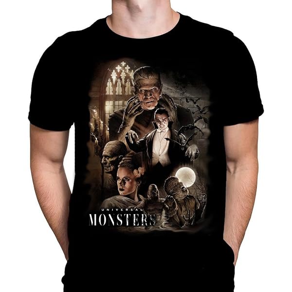 T-shirt Horreur Ein Mort-Vivant Hing Am Glockenseil - Noir - Tailles Variées - Neuf Sans étiquette