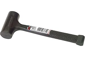 Draper Redline 67672 600 g 21 oz Dead Blow Hammer , Black