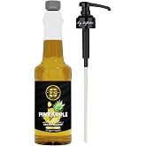 By T&uuml;fek&ccedil;i Ananas Aromalı Kahve, Pasta Ve Kokteyl Şurup 750ml Ve Şurup Pompası Avanatajlı Set