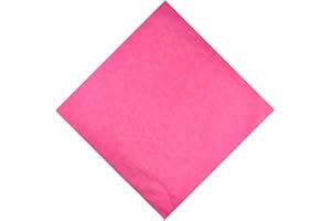 BASIC SENSE Unisex Men Woman Plain Solid Colour 100% Cotton Bandana Head Neck Wrist Handwrap, Wristband, Scarf, 55 x 55cm (22” x 22”)