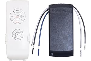 WANGCL Smart Wireless Remote Control Kit, designed specifically for AC motor ceiling fans with light fixtures. Ideal for home, office, hotels, clubs, restaurants, and showrooms