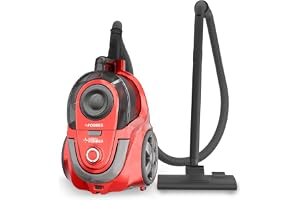 Eureka Forbes Cyclo Vac -24 kPa High Suction Vacuum Cleaner|Cyclonic Technology |Bagless |Compact, Lightweight & Easy to Use |6 Multipurpose Accessories |HEPA Filter |Vario Power |Auto Cord Winding