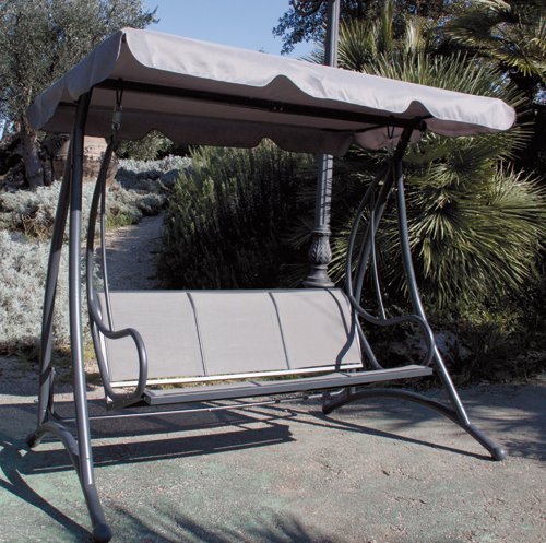 Preisvergleich Produktbild 'Hollywoodschaukel aus Metall "Vivara 195 x 126 x 173h cm.